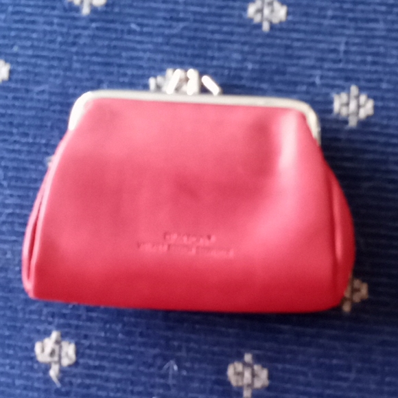 Vintage Brighton Change Coin Wallet Purse Brown & Black